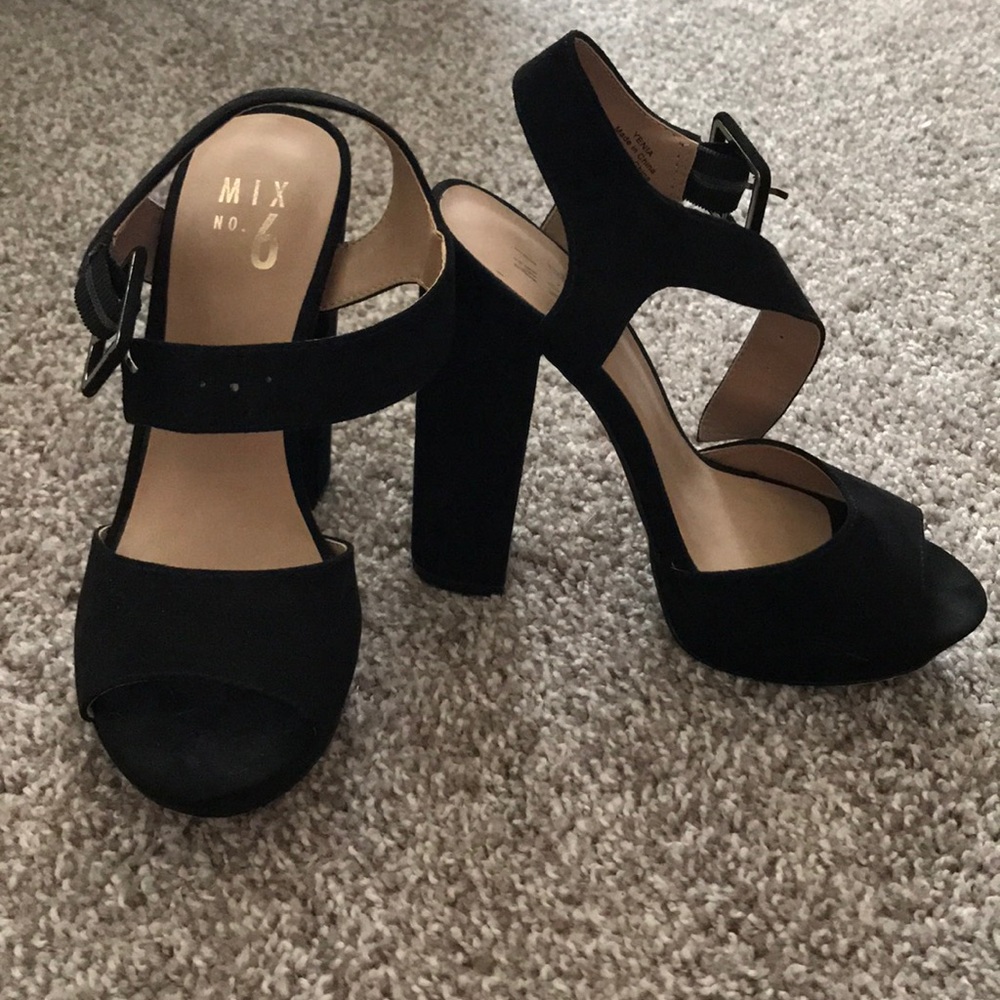 Black heels